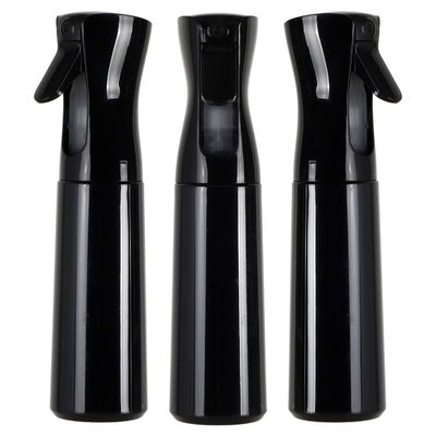Transparent Fine Mist Continuous Sprayer PET Hair Water Alcohol Plastic Bottles 5oz 10oz