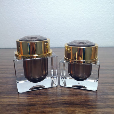 คุณภาพสูง 15g 30g 50g พลาสติกสีน้ําตาล PMMA อะคริลิค