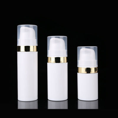 5ML 10ML 15ML พลาสติก PP กระป๋องปั๊มสีขาวไม่มีลม